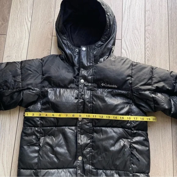 Columbia Kids Shiny Black Puffer Jacket - Picture 5 of 5